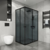 Душевой уголок Niagara Eco NG-1012-14QT 117х78 стекло тонированное профиль черный матовый без поддона Душевой уголок Niagara Eco NG-1012-14QT 117х78 стекло тонированное профиль черный матовый без поддона