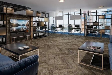 Кварцвиниловая плитка Damy Floor LONDON LVT 200410EL-12-LVT Оксфорд толщина 0.25 см 43 класс 590х118