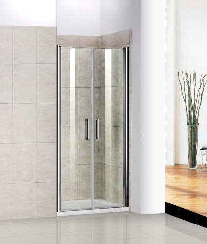 Душевая перегородка Good Door PANDORA ПД00057 100х185 стекло прозрачное профиль хром глянцевый - фото 3