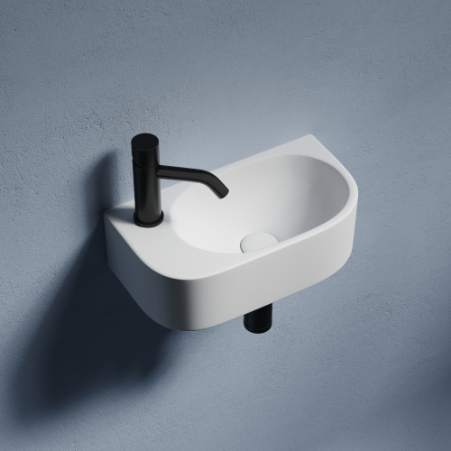 Раковина из сантехнического фарфора Ceramica Nova ELEMENT 41 см CN6066R подвесная цвет белый - фото 3