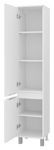 Шкаф-пенал Brevita Enfida ENF-05035-010L 35х34х165 напольный/подвесной цвет белый - фото 4