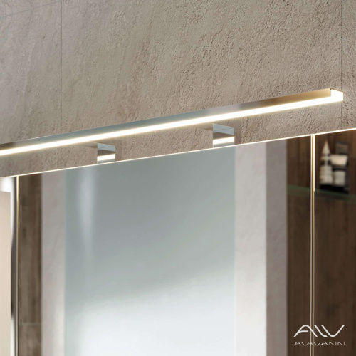 Зеркало-шкаф Alavann Univers ALV0297001 100х15х80 подвесной цвет белый - фото 3 Зеркало-шкаф Alavann Univers ALV0297001 100х15х80 подвесной цвет белый - фото 3