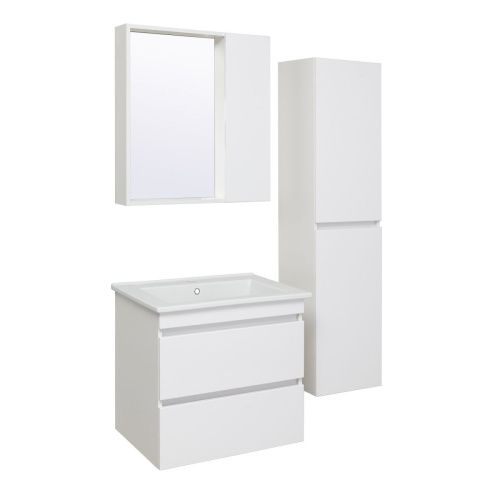 Зеркало-шкаф RUNO Манхэттен 00-00001044 65х75 подвесной цвет белый - фото 4