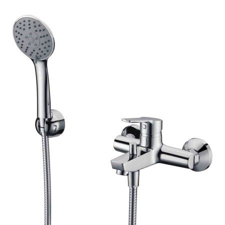 Смеситель для ванны Wasserkraft Rhin 4400 4401 настенный хром