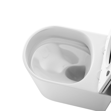 Унитаз подвесной Grossman Thin Rim GR-5602S белый с сиденьем микролифт безободковый каскадный смыв