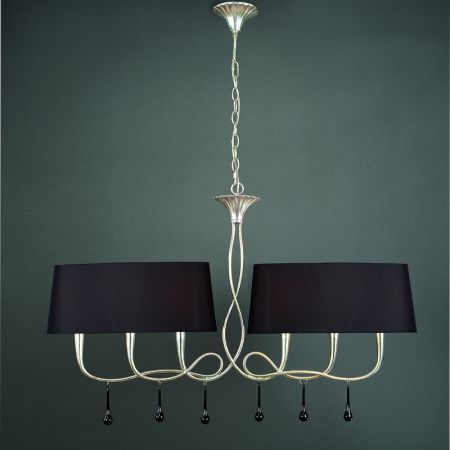 Светильник подвесной Mantra Paola Painted Silver (Паола Паинтед Силвер) 3531