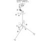 Люстра на штанге Kink Light Некси 09440-3A,19(3000K)