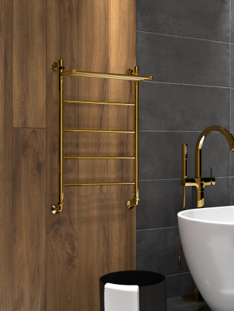 Полотенцесушитель Indigo Line LLSHW80-50GDPK3 53х79 водяной золото