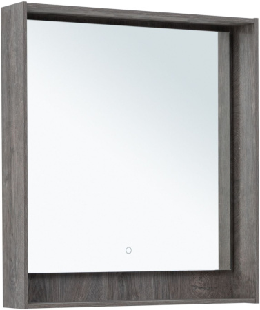 Зеркало в ванную Aquanet Милан 00336395 75х83 цвет темное дерево