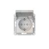 Розетка с заземлением со шторками с крышкой 16А Systeme Electric AtlasDesign (АтласДесигн) ATN000446S