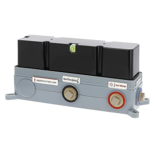 Душевая система ALMAes Stora TVZ-0899 встраиваемая цвет черный с термостатом - фото 4