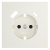 Накладка для розетки с заземлением и защитными шторками, с USB A+C VOLTUM S70 VLS001013