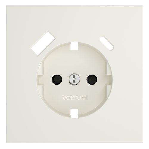 Накладка для розетки с заземлением и защитными шторками, с USB A+C VOLTUM S70 VLS001013 - фото 2