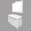 Тумба с раковиной Comforty Монако 00003132224CF 120х50 напольная цвет белый