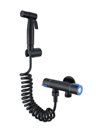 Гигиенический душ со смесителем Fmark FS-FXQ01H черный