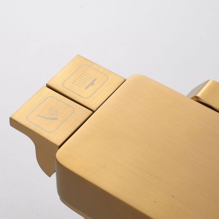 Душевая стойка Shevanik S4226G настенная цвет золото