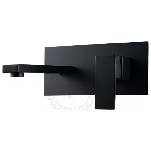 Смеситель для раковины Filarete Fing FL4040BL встраиваемый в стену черный - фото 2