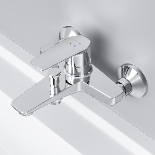 Смеситель для ванны и душа Am.Pm Gem F90A10000 настенный хром без термостата - фото 4