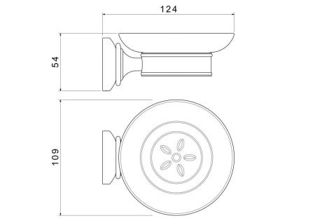 Мыльница Aquatek КЛАССИК AQ4503PG