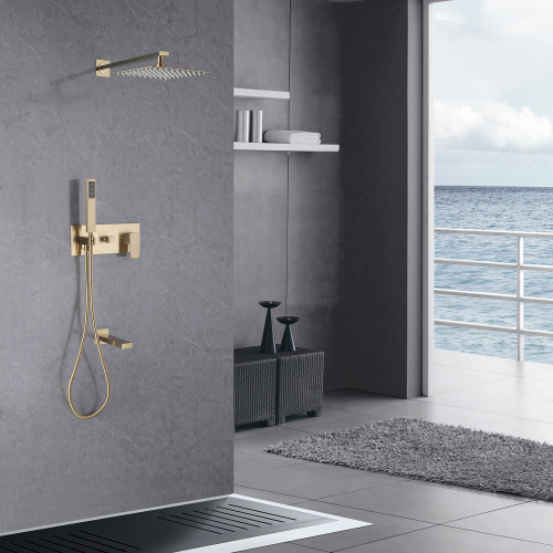 Душевая система ABBER AF8217G встраиваемая в стену - фото 2