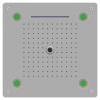 Верхний душ RGW Shower Panels (Шоувер панелс) 21140273-01 50х50 хром