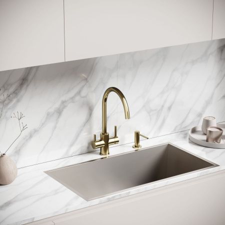 Смеситель для кухни Sancos Taper SC4012BG на мойку золото