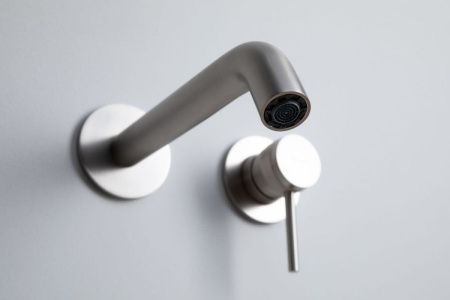 Смеситель для раковины Allen Brau Priority 5.31030-BN встраиваемый в стену никель