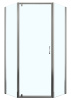 Душевой уголок Azario Dallas AZ-112P 90*90 90х90 стекло прозрачное профиль хром без поддона