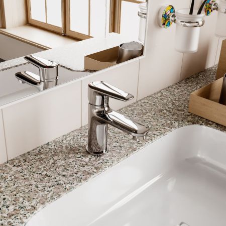 Смеситель Wasserkraft Vils 5600 5603 на раковину хром
