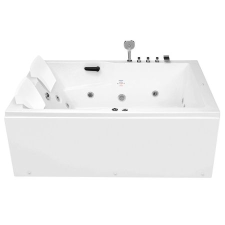 Ванна акриловая гидромассажная Gemy G9061 B R 180х120 пристенная прямоугольная с каркасом