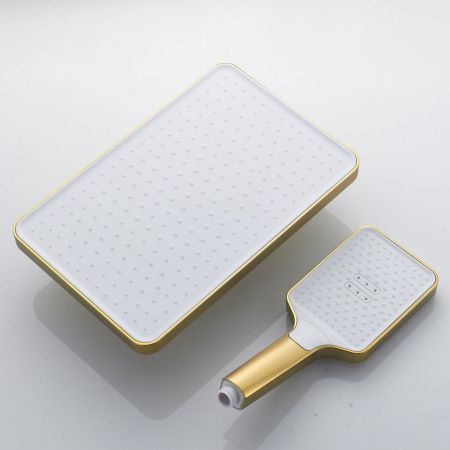 Душевая стойка Shevanik S4436G настенная цвет золото