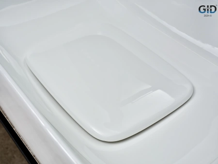 Раковина керамическая Gid Geométrico 51230 60х40 накладная цвет белый без отверстий под смеситель