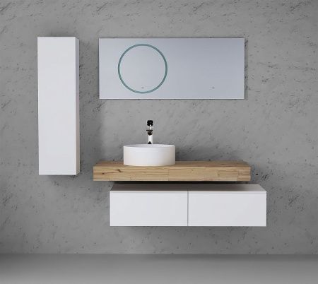 Шкаф-пенал Jorno MODULARE Mdlr.04.110/P/W/JR 30х110 подвесной цвет белый