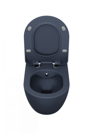 Чаша унитаза подвесная Creavit Free FE322-00BM00E-0000 цвет серый без сиденья смыв торнадо