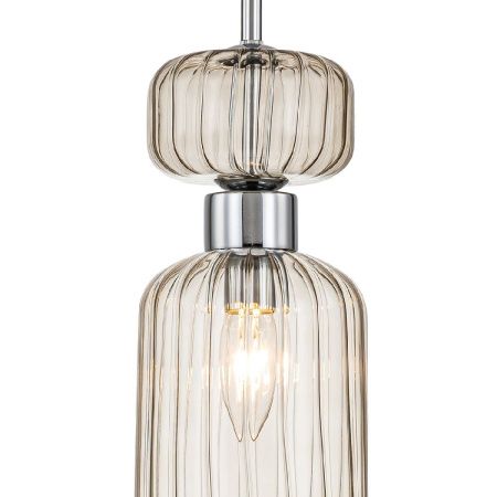 Светильник подвесной Escada Gloss (Глосс) 1141/1S Chrome/Beige