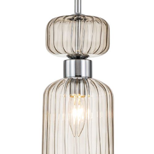 Светильник подвесной Escada Gloss (Глосс) 1141/1S Chrome/Beige - фото 3