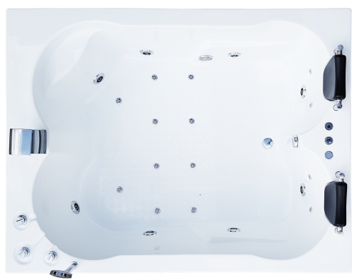 Ванна гидромассажная Royal Bath HARDON RB083100DL 200х150 пристенная прямоугольная