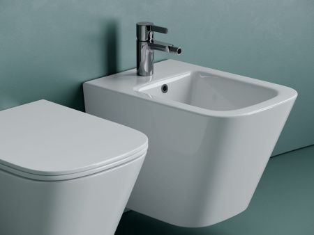 Биде подвесное Ceramica Nova UNION CN4010 цвет белый