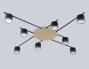 Светильник потолочный Ambrella Light Style GX53 (Стыле ГКС53) FL51760