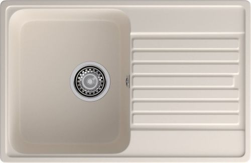 Кухонная мойка Granfest Quarz 78 белый 74х48 цвет белый поверхность матовая