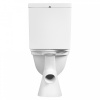 Унитаз-компакт напольный с бачком Santek Уно 1WH501613 белый с сиденьем микролифт каскадный смыв