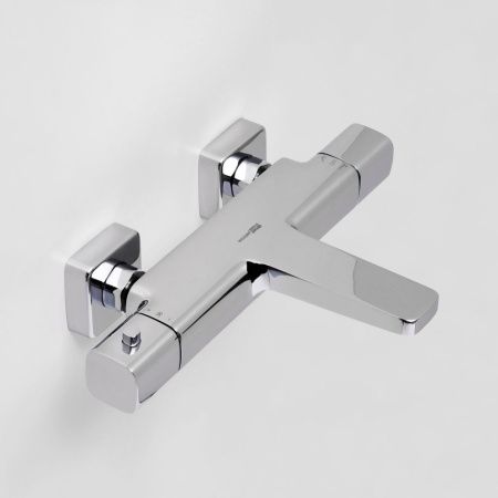 Смеситель для душа Wasserkraft Naab 8600 8611 Thermo настенный хром с термостатом