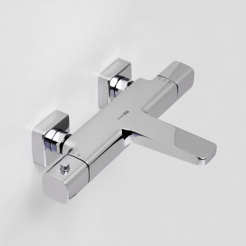 Смеситель для душа WasserKRAFT Naab 8600 8611 Thermo настенный хром - фото 2