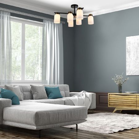 Люстра на штанге Escada Madison (Мадисон) 1151/6P