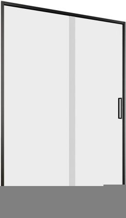 Душевая дверь Aquanet Pleasure Evo AE65-N130-BT 130х190 стекло прозрачное профиль черный