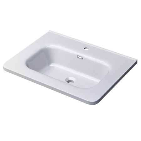 Раковина керамическая Uperwood Monica RMonica60wg 60х50 полувстраиваемая цвет белый
