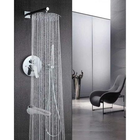 Душевая система ALMAes Marita TVZ-8839 встраиваемая в стену цвет хром