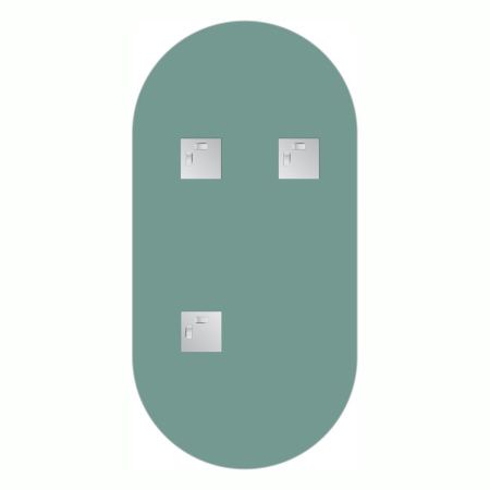 Зеркало Evoform Primary BY 0121 40х80 подвесное