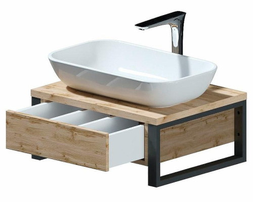Тумба под раковину 1MarKa Grunge Loft Ц0000001580 60х48х25,5 - фото 4