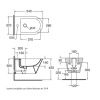 Биде подвесное Azzurra Jubilaeum FMBKS000000MBI*1/(FOR500/SOSK bi*1) цвет белый